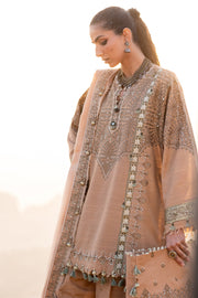 ZAHA by Khadijah Shah Embroidered Khaddar Unstitched 3Pc Suit ZW25-01 NEELAM