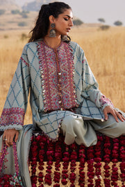 ZAHA by Khadijah Shah Embroidered Karandi Unstitched 3Pc Suit ZW25-06 NAYAB