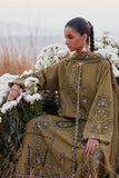 ZAHA by Khadijah Shah Embroidered Karandi Unstitched 3Pc Suit ZW25-07 NAYRA