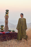 ZAHA by Khadijah Shah Embroidered Karandi Unstitched 3Pc Suit ZW25-07 NAYRA