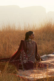ZAHA by Khadijah Shah Embroidered Jacquard Unstitched 3Pc Suit ZW25-12 SASSI