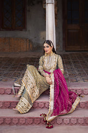 Mohsin Naveed Ranjha Zarlish Festive Unstitched 3Pc Suit ZWU-23-26