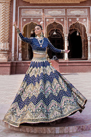 Mohsin Naveed Ranjha Zarlish Festive Unstitched 3Pc Suit ZWU-23-31