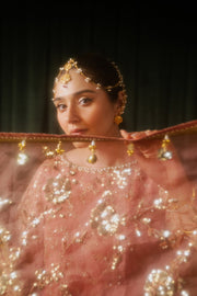Zarlish by MNR Dur-E-Nayab Embroidered Organza Unstitched 3Pc Suit - GURIYA RANI