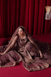 Zarlish by MNR Dur-E-Nayab Embroidered Organza Unstitched 3Pc Suit - DIL NASHEEN