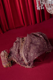 Zarlish by MNR Dur-E-Nayab Embroidered Organza Unstitched 3Pc Suit - DIL NASHEEN