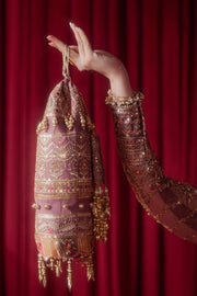 Zarlish by MNR Dur-E-Nayab Embroidered Organza Unstitched 3Pc Suit - DIL NASHEEN