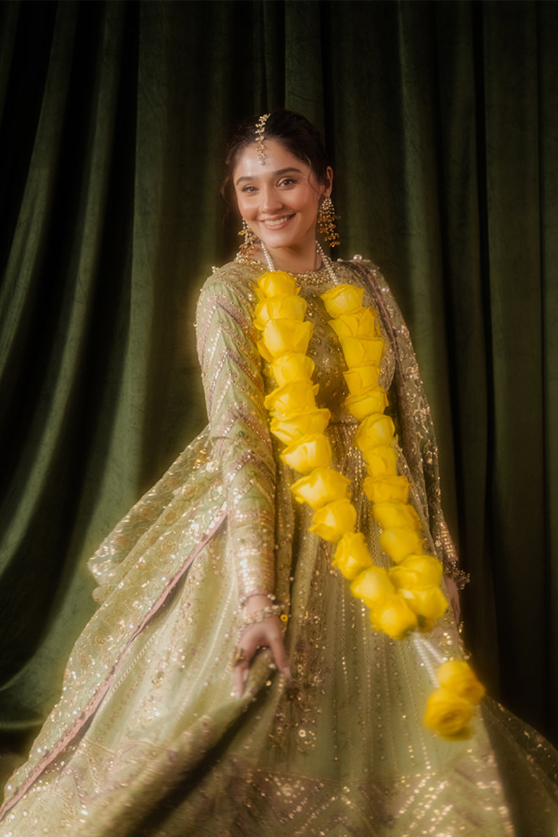 Zarlish by MNR Dur-E-Nayab Embroidered Raw Silk Unstitched 3Pc Suit - MASTANI