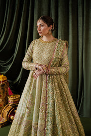 Zarlish by MNR Dur-E-Nayab Embroidered Raw Silk Unstitched 3Pc Suit - MASTANI