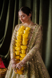 Zarlish by MNR Dur-E-Nayab Embroidered Raw Silk Unstitched 3Pc Suit - MASTANI