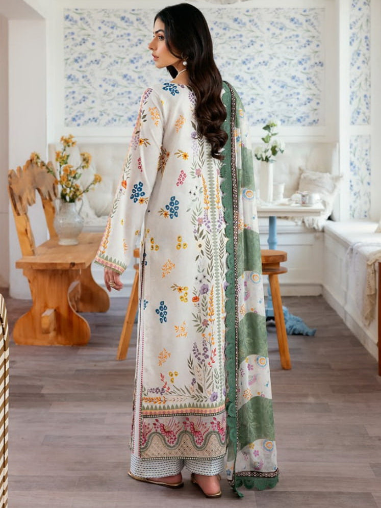Florent Zync Daily Wear Embroidered Lawn Unstitched 3Pc Suit ZY-02A