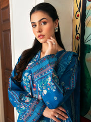 Florent Zync Daily Wear Embroidered Lawn Unstitched 3Pc Suit ZY-06B