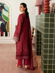 Florent Zync Daily Wear Embroidered Lawn Unstitched 3Pc Suit ZY-08
