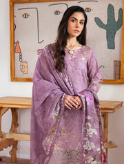 Florent Zync Daily Wear Embroidered Lawn Unstitched 3Pc Suit ZY-09