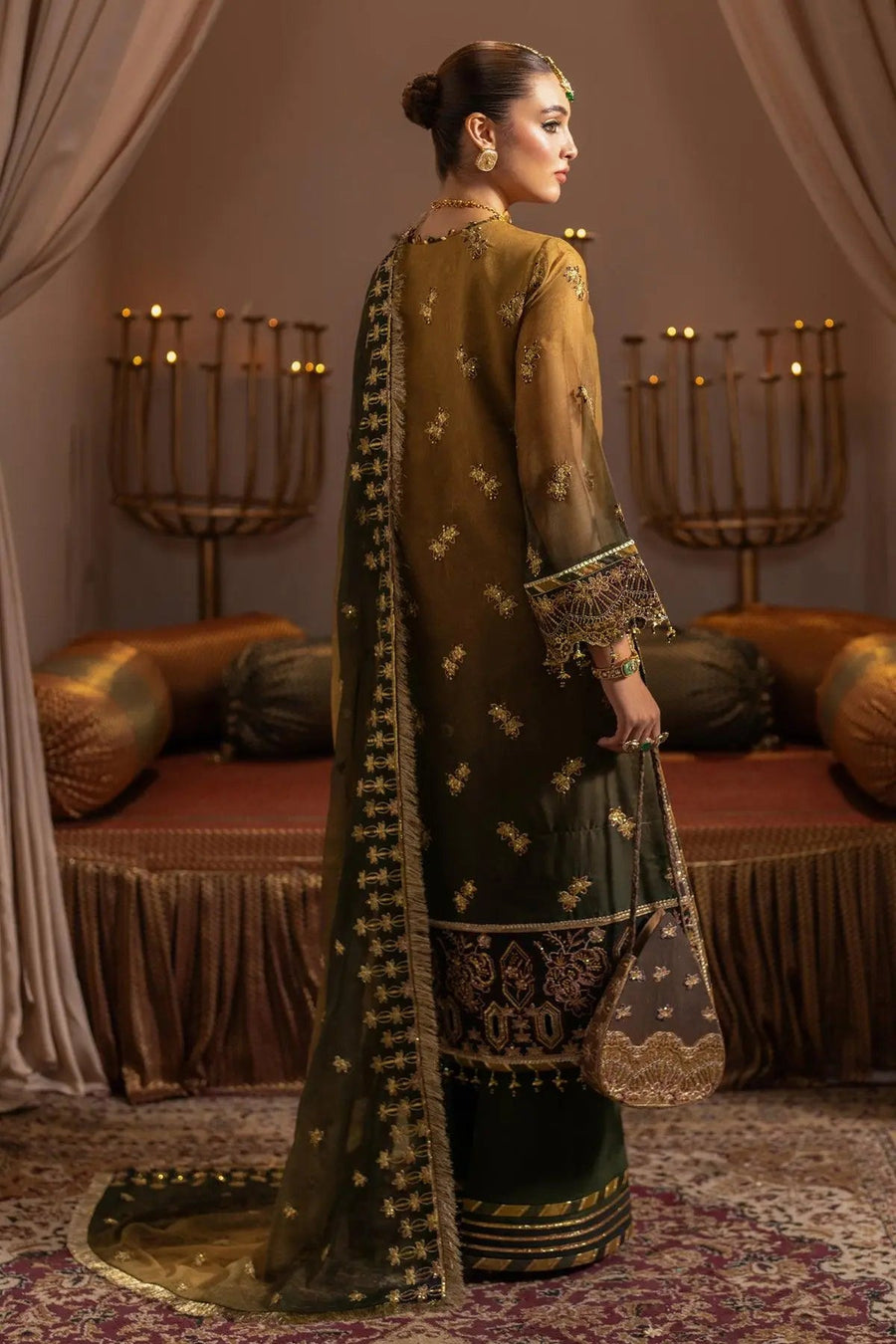 AF-JHLK-06-ZABREEN Embroidered Chiffon