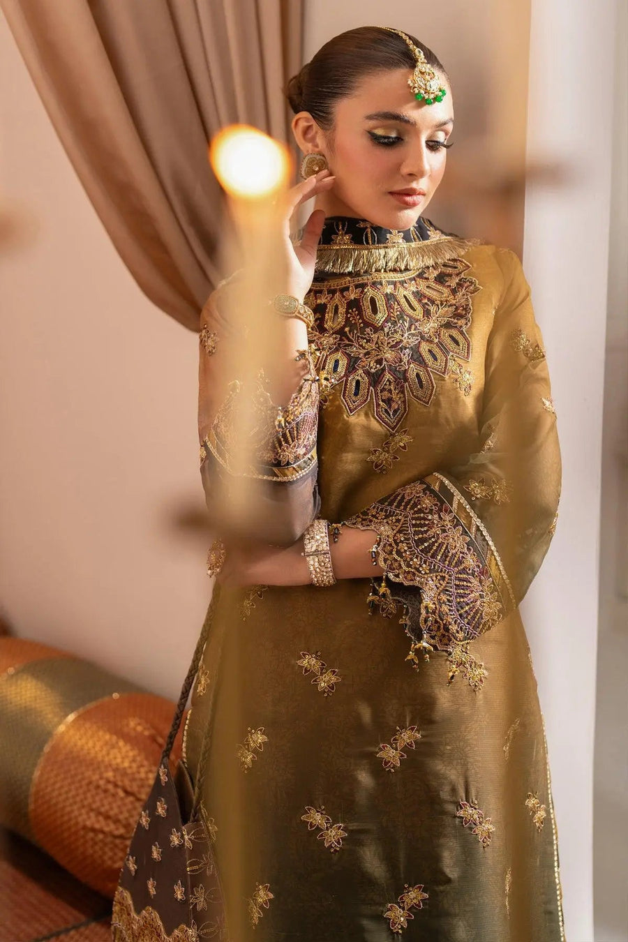 AF-JHLK-06-ZABREEN Embroidered Chiffon