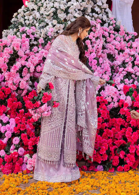 Maahi by Kanwal Malik Embroidered Organza Unstitched 3Pc Suit - ZAHRA