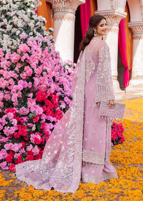 Maahi by Kanwal Malik Embroidered Organza Unstitched 3Pc Suit - ZAHRA