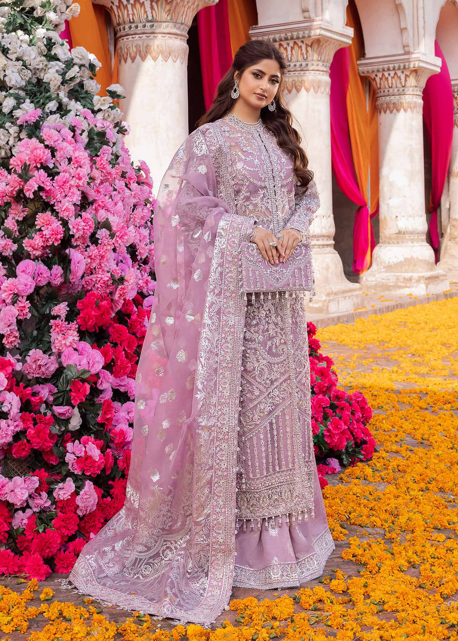 Maahi by Kanwal Malik Embroidered Organza Unstitched 3Pc Suit - ZAHRA