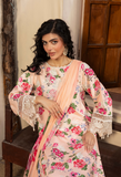 Humdum Zaiba Embroidered Karandi Unstitched 3Pc Suit D-01