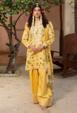 Humdum Zaiba Embroidered Karandi Unstitched 3Pc Suit D-03