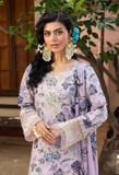 Humdum Zaiba Embroidered Karandi Unstitched 3Pc Suit D-06