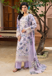 Humdum Zaiba Embroidered Karandi Unstitched 3Pc Suit D-06