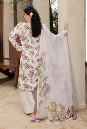 Humdum Zaiba Embroidered Karandi Unstitched 3Pc Suit D-10