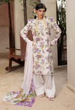 Humdum Zaiba Embroidered Karandi Unstitched 3Pc Suit D-10