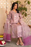 Seran Lamhay Embroidered Lawn Unstitched 3Pc Suit D-10 Zaima