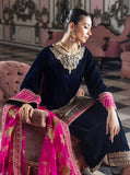 Zainab Chottani Embroidered Velvet Unstitched 3Pc Suit D-05 TARA