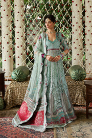 Afrozeh Shehnai Embroidered Raw Silk Unstitched 3Pc Suit AFS-25-05 ZANZAR
