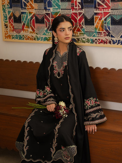 Virsa by Cinq Embroidered Karandi Unstitched 3Pc Suit - ZAR