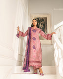 Zivah Apparel Unstitched Embroidered Luxury Lawn 3Pc Suit - Zaran