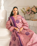 Zivah Apparel Unstitched Embroidered Luxury Lawn 3Pc Suit - Zaran