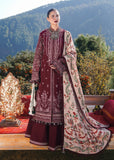 Hussain Rehar Embroidered Khaddar Unstitched 3Pc Suit - Zaran