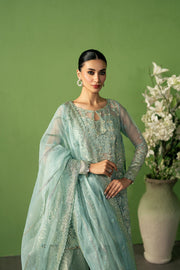 Ayzel Pehli Nazar Embroidered Organza Unstitched 3Pc Suit AZW-25-V1-04 ZARBAAF