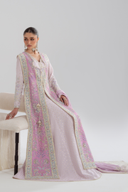Soraya Silk Edit Embroidered Silk Unstitched 3Pc Suit - Zareen