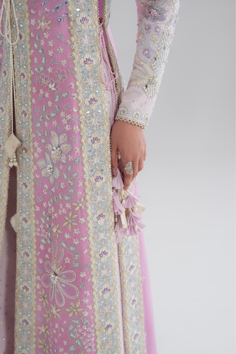 Soraya Silk Edit Embroidered Silk Unstitched 3Pc Suit - Zareen