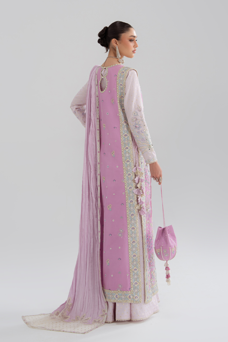 Soraya Silk Edit Embroidered Silk Unstitched 3Pc Suit - Zareen