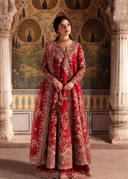 Maahi by Kanwal Malik Embroidered Raw Silk Unstitched 3Pc Suit - ZARMINAY
