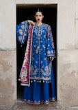 Hussain Rehar Nirmal Unstitched Embroidered Lawn 3Pc Suit - Zarqa