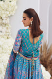 Mina Hasan Embroidered Raw Silk Unstitched 3Pc Suit - Zayna