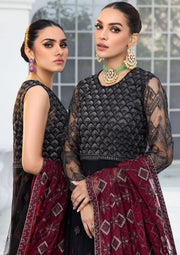 Zarif De Luxury Embroidered Net Unstitched 3Pc Suit ZDL-07 SALENA