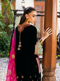 Zainab Chottani Embroidered Velvet Unstitched 3Pc Suit - Zeba