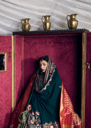 Hussain Rehar Kot Radha Kishan Unstitched Karandi 3Pc Suit - Zeba
