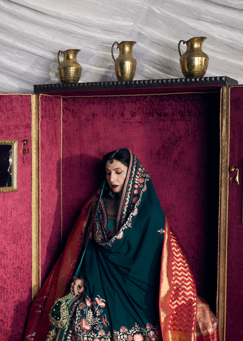 Hussain Rehar Kot Radha Kishan Unstitched Karandi 3Pc Suit - Zeba