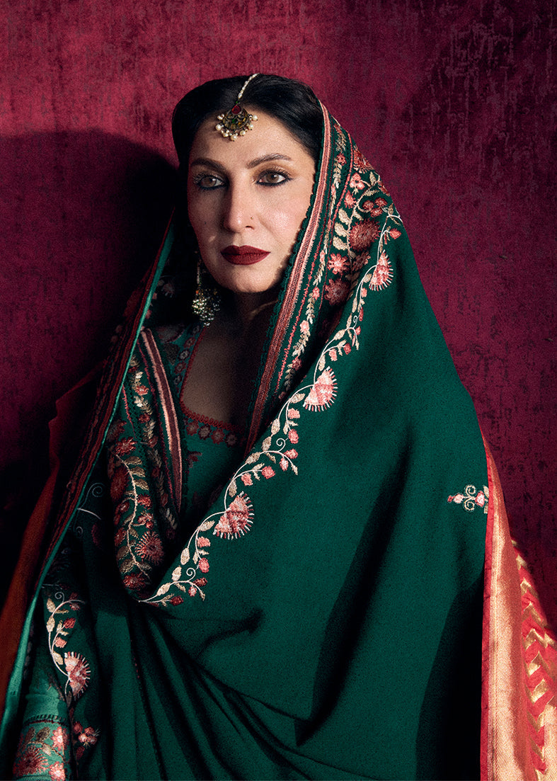 Hussain Rehar Kot Radha Kishan Unstitched Karandi 3Pc Suit - Zeba