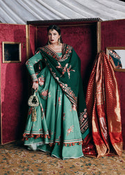 Hussain Rehar Kot Radha Kishan Unstitched Karandi 3Pc Suit - Zeba