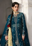 Hussain Rehar Massarat Embroidered Organza Unstitched 3Pc Suit - Zebunisa
